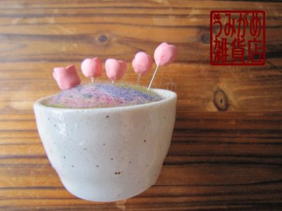 画像3: 楽しい待ち針＊薄ピンクバラ