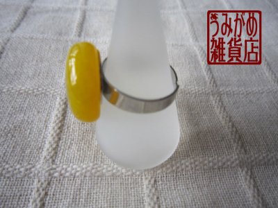 画像7: 満月に兎のリング