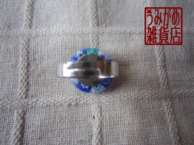 画像8: 青系ヴェネチアンミルフィオリのリング