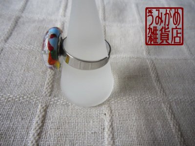 画像7: カラフルモザイクのリング（丸形）