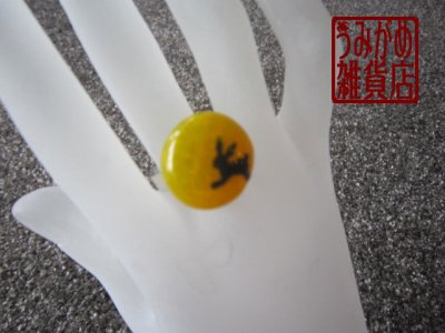 画像4: 満月に兎のリング