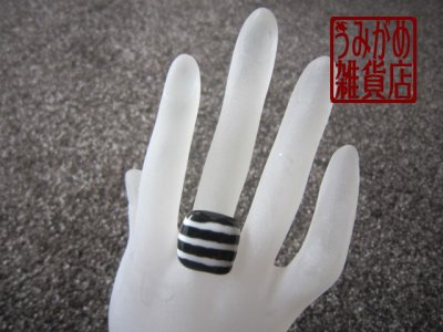 画像3: モノトーン横じまのリング