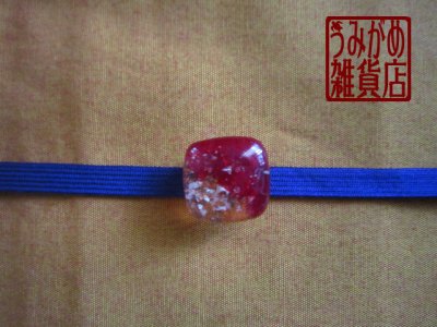 帯地・帯締め上の参考画像（帯地・帯締めは商品に含まれません）