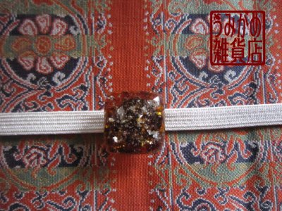 帯地・帯締め上の参考画像（帯地・帯締めは商品に含まれません）