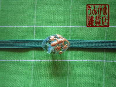 帯地・帯締め上の参考画像（帯地・帯締めは商品に含まれません）