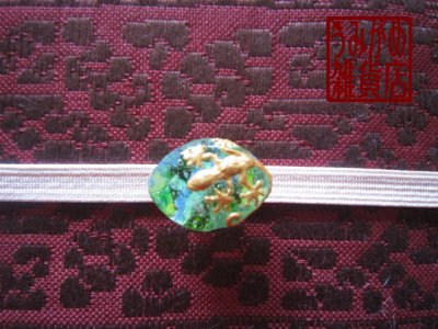 帯地・帯締め上の参考画像（帯地・帯締めは商品に含まれません）