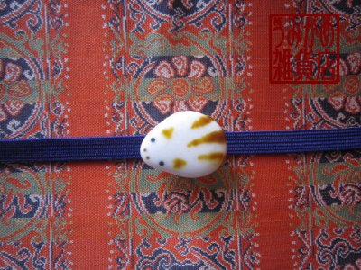 帯地・帯締め上の参考画像（帯地・帯締めは商品に含まれません）