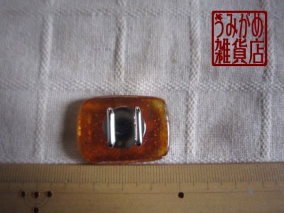 イノシシ帯留め＊大きさ参考画像