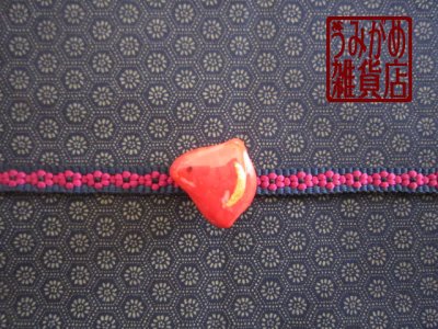 帯地・帯締め上の参考画像（帯地・帯締めは商品に含まれません）