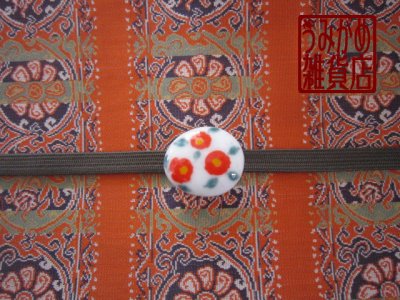 帯地・帯締め上の参考画像（帯地・帯締めは商品に含まれません）