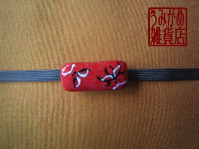 帯地・帯締め上の参考画像（帯地・帯締めは商品に含まれません）