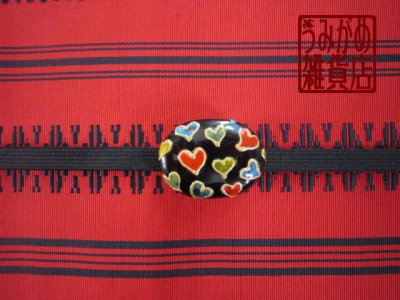 帯地・帯締め上の参考画像（帯地・帯締めは商品に含まれません）