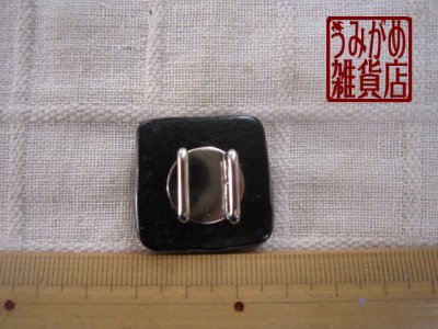 ハートと小鳥の帯留め＊大きさ参考画像