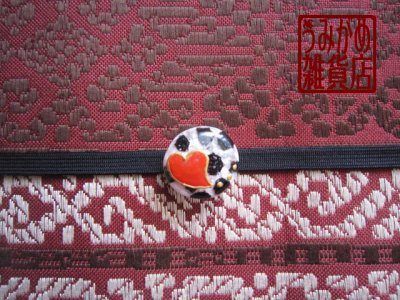 帯地・帯締め上の参考画像（帯地・帯締めは商品に含まれません）