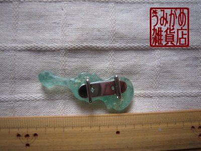 ヴァイオリンの帯留め＊大きさ参考画像