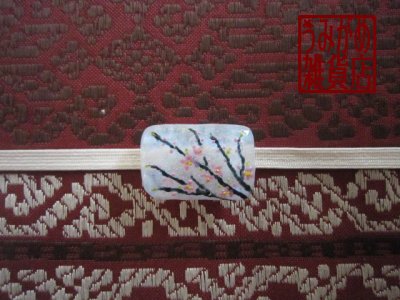 帯地・帯締め上の参考画像（帯地・帯締めは商品に含まれません）