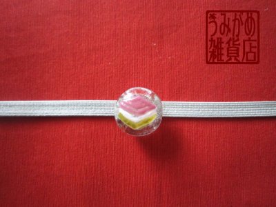 帯地・帯締め上の参考画像（帯地・帯締めは商品に含まれません）