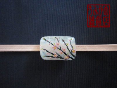 帯地・帯締め上の参考画像（帯地・帯締めは商品に含まれません）