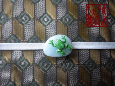 帯地・帯締め上の参考画像（帯地・帯締めは商品に含まれません）