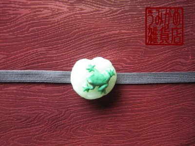 帯地・帯締め上の参考画像（帯地・帯締めは商品に含まれません）