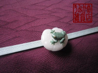 帯地・帯締め上の参考画像（帯地・帯締めは商品に含まれません）