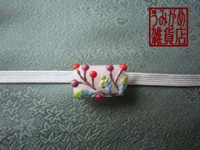 帯地・帯締め上の参考画像（帯地・帯締めは商品に含まれません）