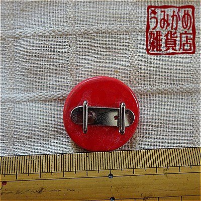 麻の葉模様の帯留め