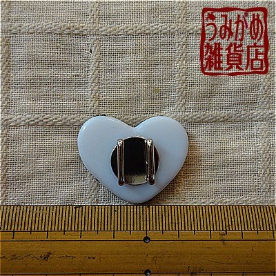 ハートの帯留め