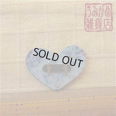 ハートの帯留め