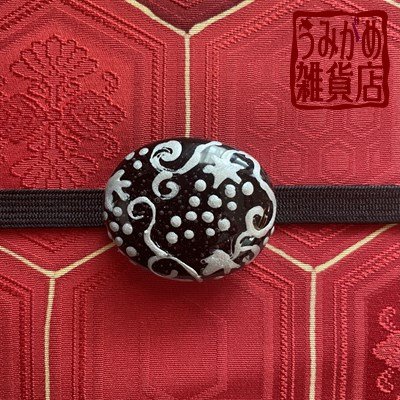 ぶどうの帯留め（帯・帯締めは商品に含まれません）