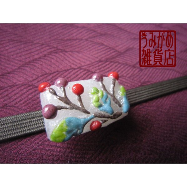 帯地・帯締め上の参考画像（帯地・帯締めは商品に含まれません）