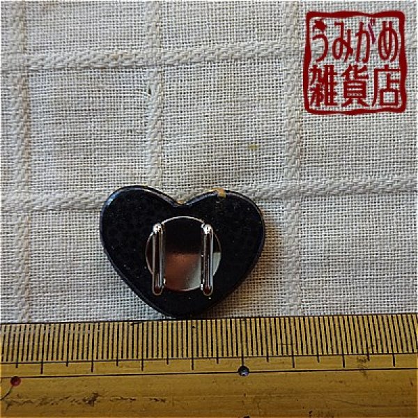 ハートの帯留め