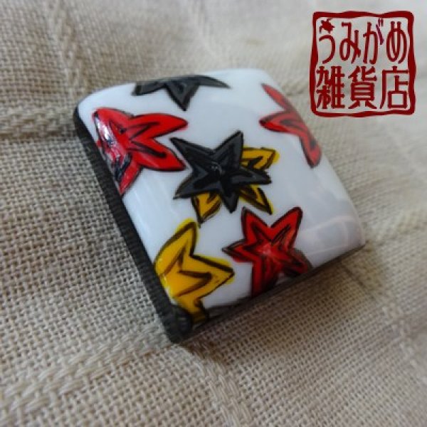 花札＊「紅葉」の帯留め