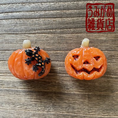画像: ハロウィンかぼちゃの帯留め２種類アップしました。