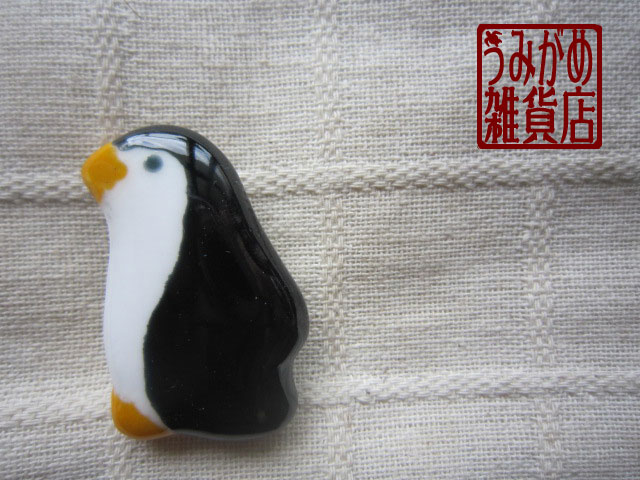 画像: とことこペンギンの帯留め