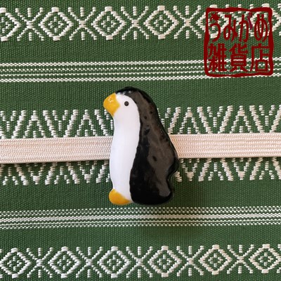 画像: とことこペンギンの帯留め